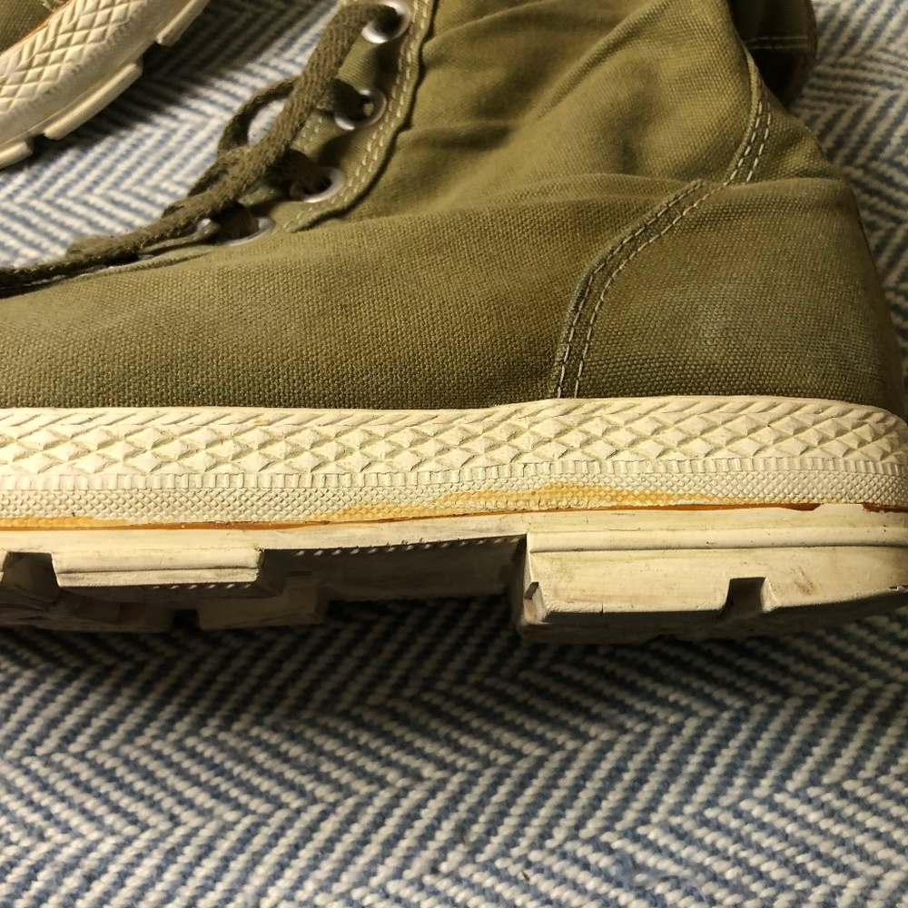 Converse Olive Green High Top Boots - Picture 8 of 9